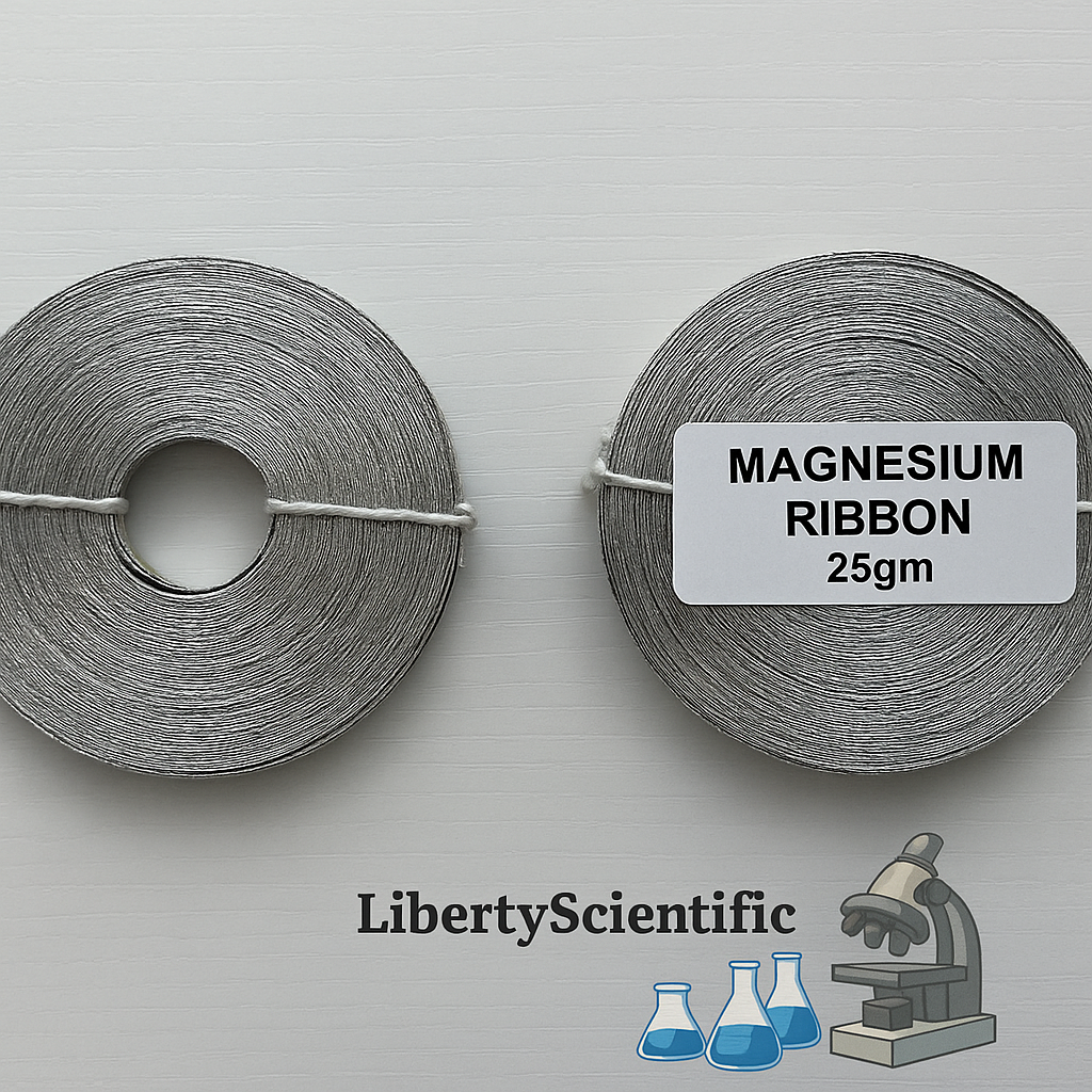 Magnesium Ribbon 25g 99.95% Pure Lab Grade Metal Strip