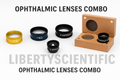 Ophthalmic Lens Combo – 20D, 90D, 78D, 3 Mirror & 4 Mirror Gonio Lens Set