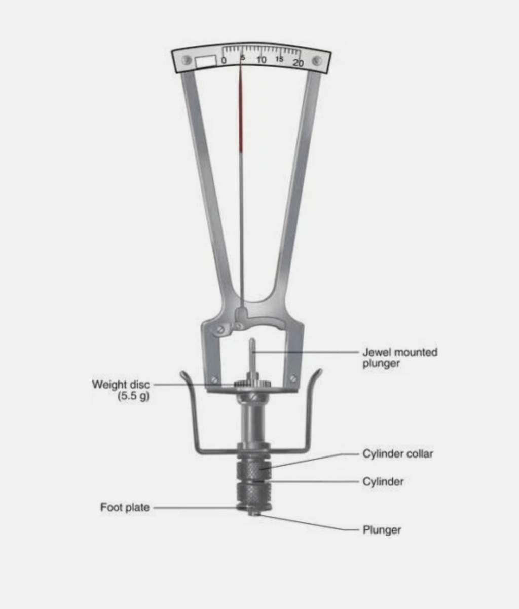Schiotz Tonometer Original with 3 Weights & Plunge | Ophthalmology Equipment