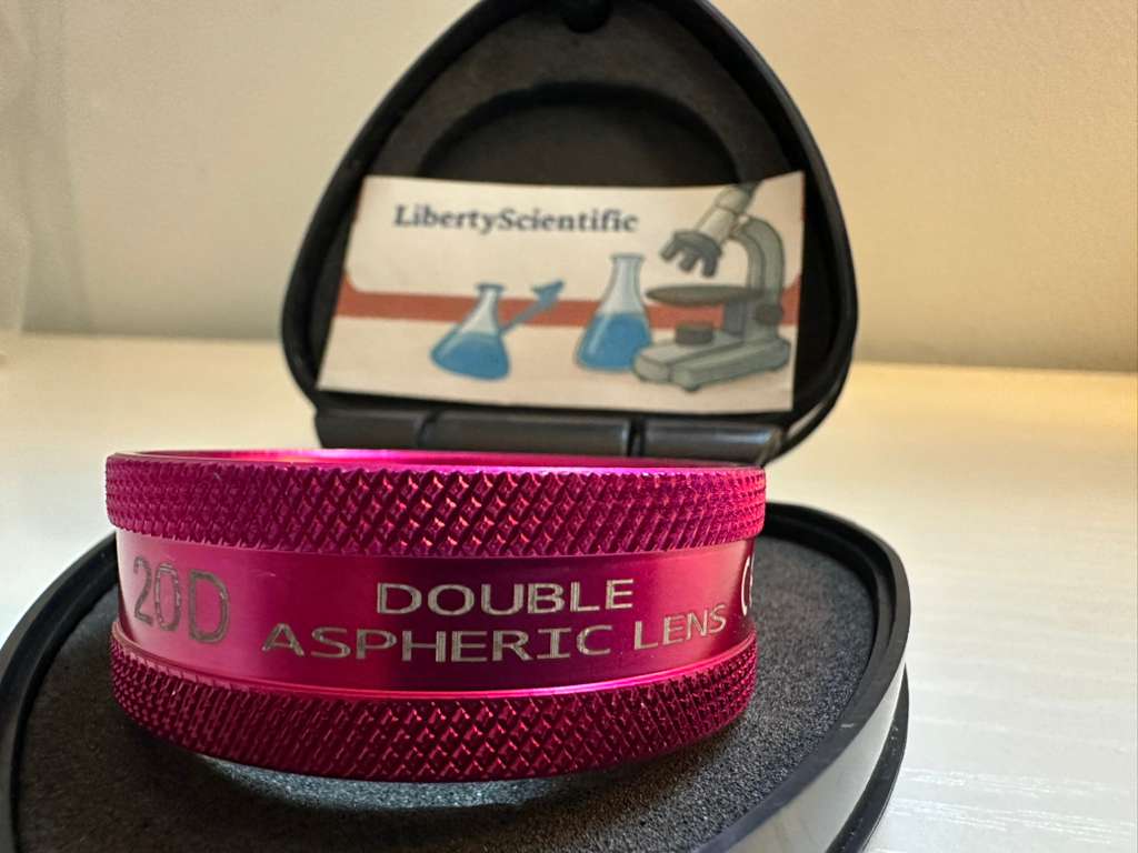 20 D Double Aspheric Lens with Unique safety Box | Ophthalmology USA