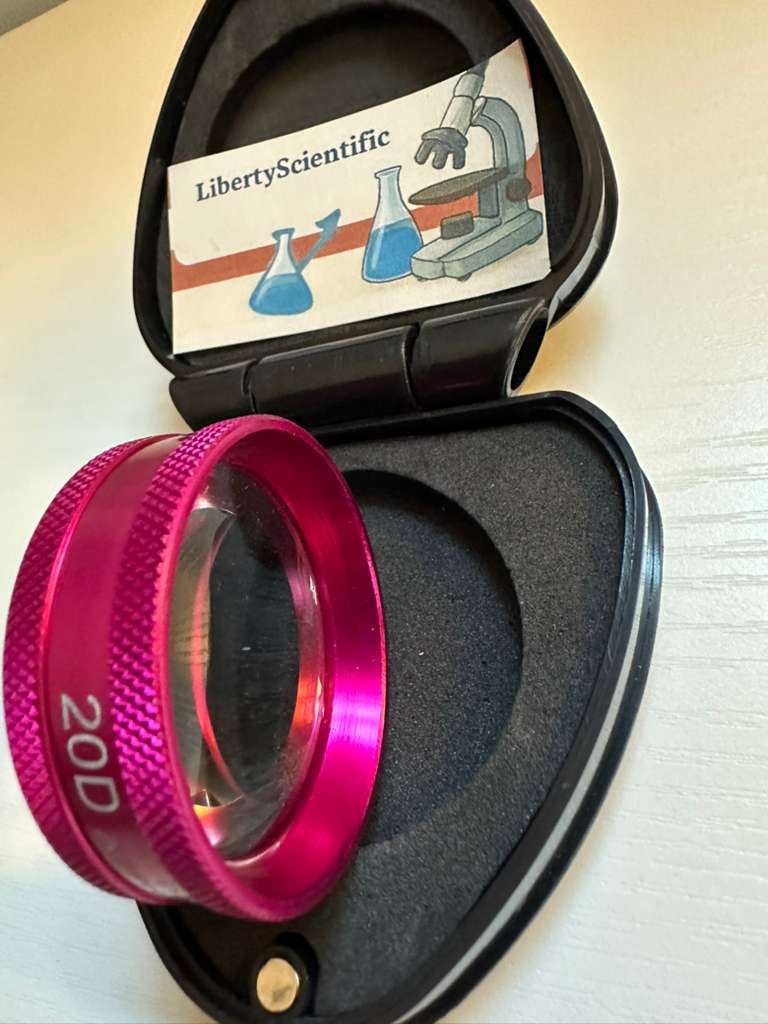 20 D Double Aspheric Lens with Unique safety Box | Ophthalmology USA