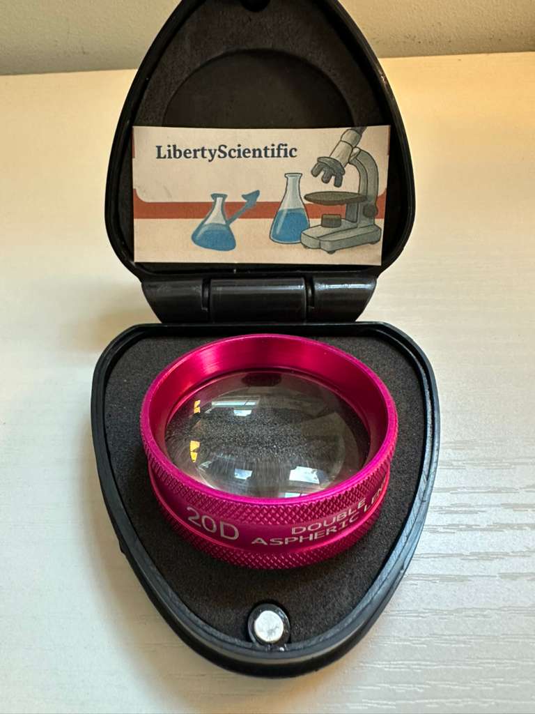 20 D Double Aspheric Lens with Unique safety Box | Ophthalmology USA