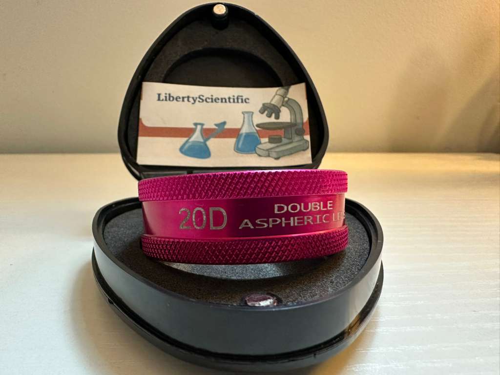20 D Double Aspheric Lens with Unique safety Box | Ophthalmology USA