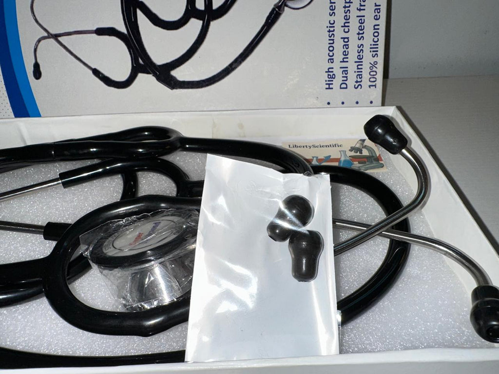 Super Diamond Deluxe Teaching Stethoscope Dual Head High Acoustic Sensitivity | USA