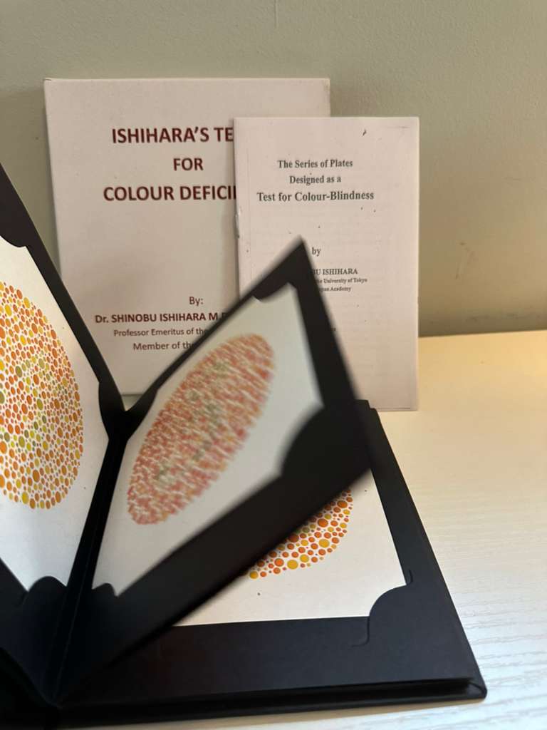 14 PLATES ISHIHARA TEST BOOK OPTOMETRY & COLOR BLINDNENESS | Ophthalmology