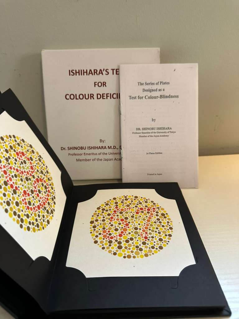 14 PLATES ISHIHARA TEST BOOK OPTOMETRY & COLOR BLINDNENESS | Ophthalmology