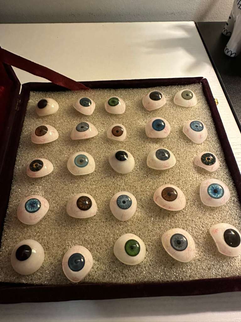 25 Artificial Eyes mix color Human Prosthetics Ophthalmology Optometry