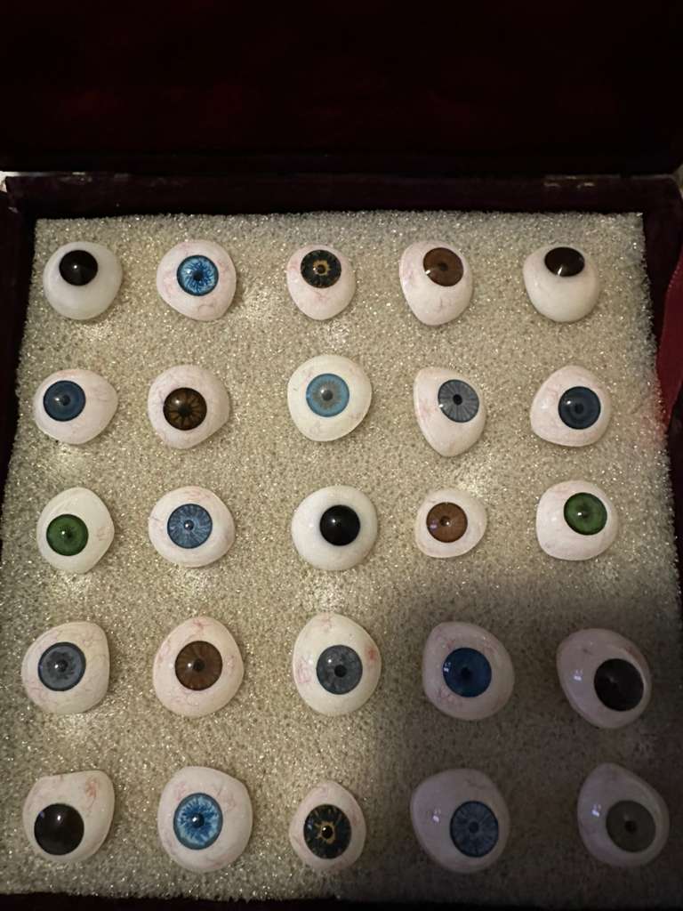 25 Artificial Eyes mix color Human Prosthetics Ophthalmology Optometry