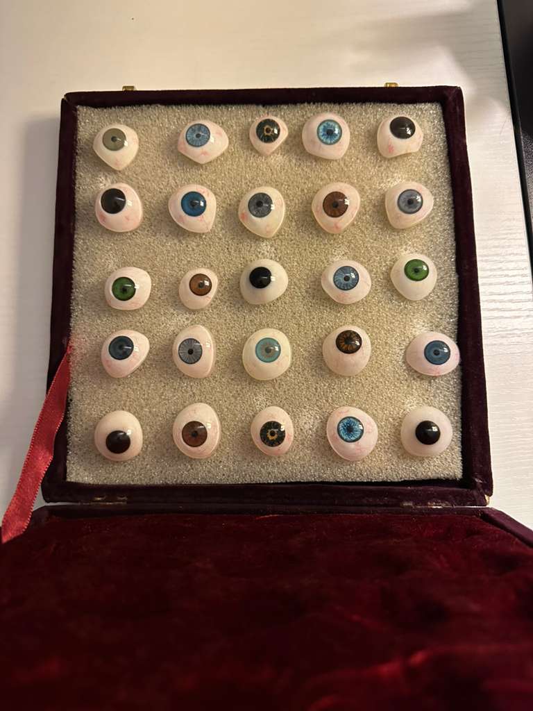 25 Artificial Eyes mix color Human Prosthetics Ophthalmology Optometry