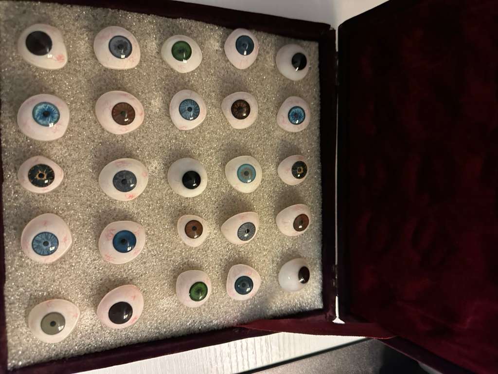 25 Artificial Eyes mix color Human Prosthetics Ophthalmology Optometry