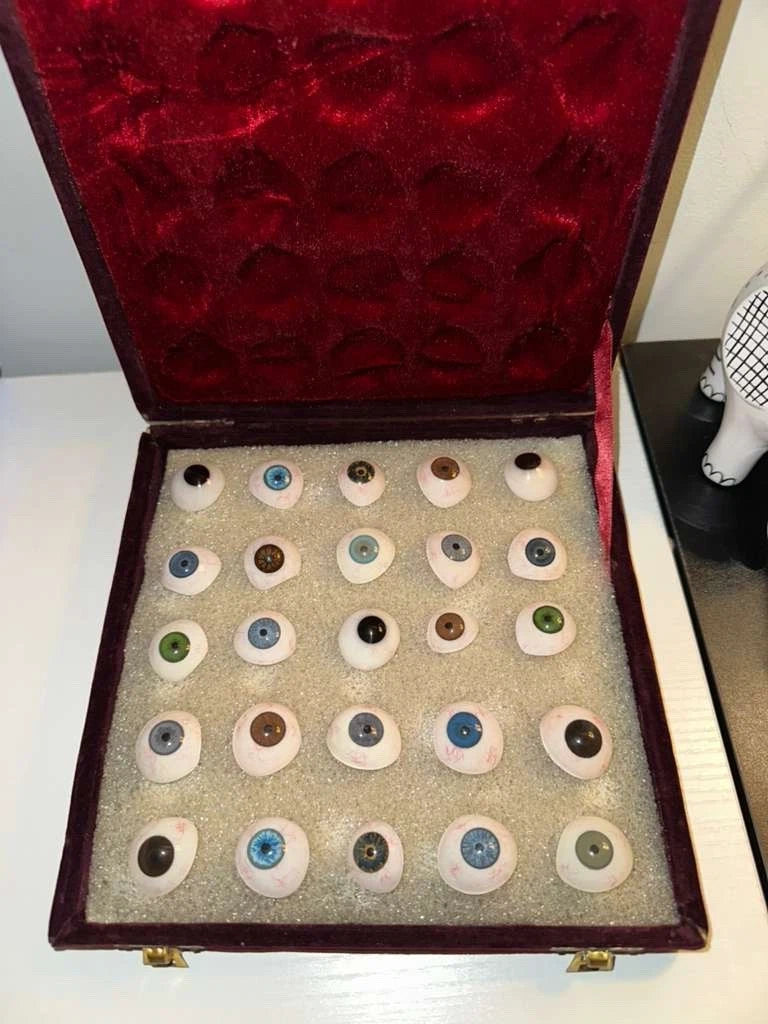 25 Artificial Eyes mix color Human Prosthetics Ophthalmology Optometry